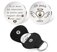 Cadeaux Chiens Noel,Cadeau Chien Porte-Clés Le Chiot,Cadeau Pour Chien Un Petit Câlin,Chiens Accessoires,Souvenir Le Chiot Décédé Cadeaux Le Chiots Noel