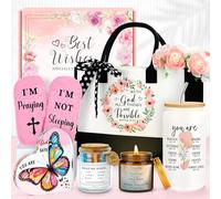 Cadeaux chrétiens pour femme, cadeau inspirant pour femme, cadeau catholique unique, accessoires de la Bible, bocaux de la Bible, décorations papillon, chaussettes, boîtes en verre, bougies, sac