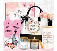 Cadeaux chrétiens pour femme, cadeau inspirant pour femme, cadeau catholique unique, accessoires de la Bible, bocaux de la Bible, décorations papillon, chaussettes, boîtes en verre, bougies, sac
