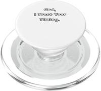 Cadeaux chrétiens pour Les Amis de l'Église Trust Gods Timing Faith PopSockets PopGrip pour MagSafe
