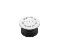Cadeaux chrétiens sœurs en Christ pour Hommes et Femmes PopSockets PopGrip Adhésif
