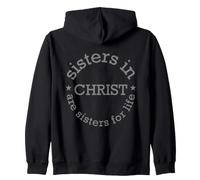 Cadeaux chrétiens sœurs en Christ pour Hommes et Femmes Sweat à Capuche