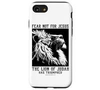 Cadeaux chrétiens verset biblique Jésus le Lion de Juda Coque pour iPhone SE (2020) / 7 / 8