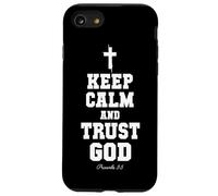 Cadeaux chrétiens verset biblique Trust God Always Écritures Coque pour iPhone SE (2020) / 7 / 8