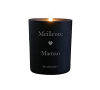 CADEAUX.COM - Bougie Parfumée Vanille - Bougie Meilleure Maman - Idée Cadeau Fête des mères Maman Anniversaire