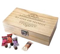 CADEAUX.COM - Coffret Bois Chocolats Monbana Prénom Maman 87 Ans Personnalisé - Message Personnalisable - Cadeau Anniversaire Maman - Cadeau 87 ans - Cadeau Femme Fete des Meres