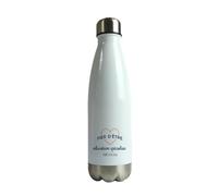 CADEAUX.COM - Gourde Personnalisable - Fier d'être Educateur Spécialisé- Gourde Isotherme Personnalisée - 500ml - Bouteille Thermos avec Message - Idée Cadeau Original- Cadeau Homme - Cadeau Femme