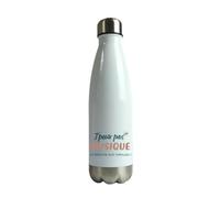 CADEAUX.COM - Gourde Personnalisable - J'peux Pas J'Ai Musique - Gourde Isotherme Personnalisée - 500ml - Bouteille Thermos avec Message - Idée Cadeau Original- Cadeau Homme - Cadeau Femme