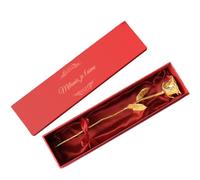 CADEAUX.COM - Grande Rose en Or éternelle - 36 cm 24 carats - avec Ecrin Personnalisable - Idée Cadeau Femme Anniversaire - Cadeau Maman Fête des Mères - Cadeau Saint-Valentin