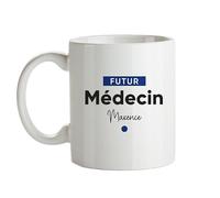 CADEAUX.COM - Mug Personnalisable - Futur Médecin - Mug Céramique - Tasse Classique Personnalisable - Résiste Au Micro Ondes et Lave Vaisselle - Idée Cadeau Original- Cadeau Homme, Femme