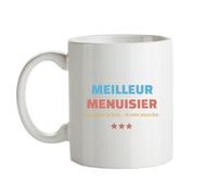 CADEAUX.COM - Mug Personnalisable - Meilleur Menuisier - Mug Céramique - Tasse Classique Personnalisable - Résiste Au Micro Ondes et Lave Vaisselle - Idée Cadeau Original- Cadeau Homme, Femme