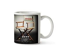 CADEAUX.COM - Mug Personnalisé En Céramique - Cinéma/Fauteil de Star + Prénom - Résiste Au Micro-ondes Et Lave Vaisselle - Idée Cadeau Personnalisé