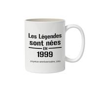 CADEAUX.COM - Mug personnalisé - Les Légendes sont nées en 1999
