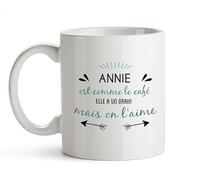 CADEAUX.COM - Mug Personnalisé Pour Une Annie - Personnalisé Classique - Message Personnalisable - Cadeau Anniversaire Annie - Cadeau Femme