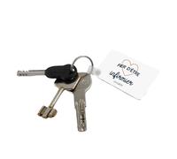 CADEAUX.COM - Porte-clé Fier d'être Infirmier - Cadeau Personnalisable - Idée Cadeau Original - Porte Clef à Personnaliser - 40 x 57 mm en Aluminium - Cadeau Homme - Porte Clef Original