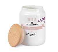 CADEAUX.COM - Pot à Biscuit Personnalisé - Idée Cadeau Maman, Fête des Mères et Noel