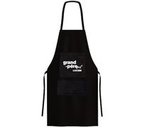 CADEAUX.COM - Tablier noir personnalisable - Grand Père-fect - Idée Cadeau Original - Tablier Barbecue Personnalisé - Cadeau Papy - Cadeau Homme - Fête des Grands-Pères