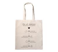 CADEAUX.COM - Tote Bag Personnalisé Ligne de Vie Frise Maman - Dates Prénom Personnalisable - Cadeau Anniversaire Femme - Cadeau Fete des Meres