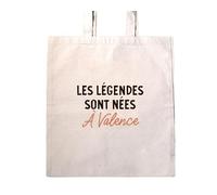 CADEAUX.COM - Tote Bag Personnalisé Valence - Personnalisé - Message Personnalisable - Cadeau Anniversaire Homme Femme - Valence