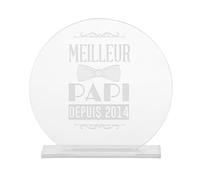 CADEAUX.COM - Trophée personnalisé - Personnalisable pour Votre Papi- Cadeau Noel - Cadeau Personnalisé - Trophée Personnalisable - Coupe trophée Personnalisable - Diplome personnalisé