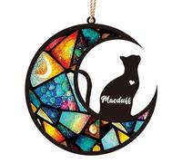 Cadeaux commémoratifs personnalisés pour Chats, Ornement commémoratif personnalisé avec Le nom du Chat, Cadeau de sympathie pour la Perte d'un Animal de Compagnie pour Les Amoureux des Chats