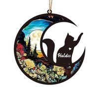 Cadeaux commémoratifs personnalisés pour Chats, Ornement commémoratif personnalisé avec Le nom du Chat, Cadeau de sympathie pour la Perte d'un Animal de Compagnie pour Les Amoureux des Chats