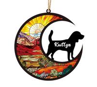 Cadeaux commémoratifs personnalisés pour Chiens, Ornement commémoratif personnalisé avec Le nom du Chien, Cadeau de sympathie pour la Perte d'un Animal de Compagnie pour Les Amoureux des Chiens