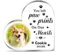 Cadeaux commémoratifs pour la perte d'un chien, plaque commémorative personnalisée pour animal de compagnie, condoléances pour la perte de chat, cadeaux de commémoration de deuil d'animal de compagnie