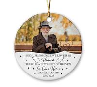 Cadeaux commémoratifs pour les proches perdus, décoration de Noël au paradis 2025, décoration commémorative personnalisée en céramique, ornements de condoléances, cadeaux de souvenir, parce que