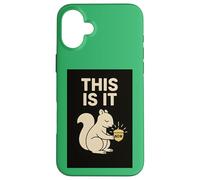 Cadeaux conscients pour Femmes et Hommes - Cadeau Zen Amusant - Écureuil Coque pour iPhone 16 Plus