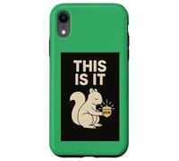 Cadeaux conscients pour Femmes et Hommes - Cadeau Zen Amusant - Écureuil Coque pour iPhone XR