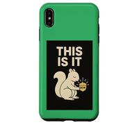 Cadeaux conscients pour Femmes et Hommes - Cadeau Zen Amusant - Écureuil Coque pour iPhone XS Max