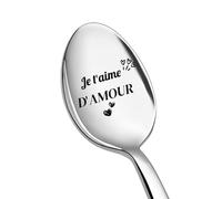 Cadeaux Couple Amoureux Je T'aime D'amour Cuillère Cadeau Petit Ami Copines Cuillères à Café Idee Cadeau Femme Homme Anniversaire Cadeau Pour Couples