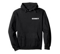 CADEAUX D'AGENT DE PROTECTION INSPECTEUR DE Sécurité Garde De Sécurité Avant Et Arrière Imprimant Des Deux Côtés Sweat à Capuche Noir Unisexe Adulte SWEATSHIRT Hoodie S