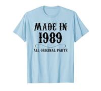 Cadeaux d'anniversaire 1989 - Fabriqué en 1989 Toutes Les pièces Originales drôles T-Shirt