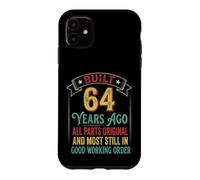 Cadeaux d'anniversaire Amusants pour Hommes et Femmes de 64 Ans Coque pour iPhone 11