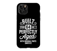 Cadeaux d'anniversaire Amusants pour Hommes et Femmes de 64 Ans Coque pour iPhone 11 Pro