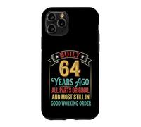 Cadeaux d'anniversaire Amusants pour Hommes et Femmes de 64 Ans Coque pour iPhone 11 Pro