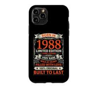 Cadeaux d'anniversaire Born in 1988 édition limitée pour Homme et Femme Coque pour iPhone 11 Pro