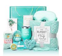 Cadeaux d'anniversaire pour femme, cadeaux de rétablissement bientôt, cadeau de spa relaxant sur l'océan avec couverture en flanelle de luxe, idée de cadeau de Noël unique pour maman, elle, meilleure