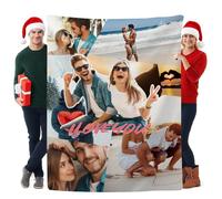 Cadeaux d'anniversaire pour femmes, couvertures personnalisées avec photos, couvertures photo personnalisées utilisant mes propres photos, couverture personnalisée avec images, cadeaux personnalisés