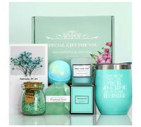 Cadeaux d'anniversaire pour femmes, ensemble de panier de spa, idées de cadeaux uniques pour les femmes, cadeaux de soins personnels, idée cadeau d'anniversaire unique pour maman, épouse, petite amie