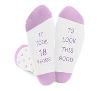 Cadeaux d'anniversaire pour filles, cadeaux d'anniversaire pour elle, femme, sœur, fille, petite amie, meilleure amie, belle-sœur, petite-fille, nièce, chaussettes de la part de maman, papa