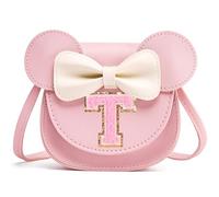 Cadeaux d'anniversaire pour filles, sac à main personnalisé pour tout-petit, portefeuille mignon pour petites filles, cadeaux de Noël pour filles de 2, 3, 4, 5, 6 ans, rose, T