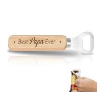 Cadeaux d'anniversaire pour papa de la part de sa fille et de son fils - Décapsuleur en bois pour la fête des pères, Noël, un anniversaire, Thanksgiving - Idées de cadeau pour papa, père qui ne veut