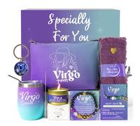 Cadeaux d'anniversaire Vierge pour femme - Paniers cadeaux pour meilleure amie, maman, sœur, épouse, idée de cadeau d'anniversaire unique pour femme