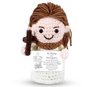 Cadeaux de baptême pour garçons et filles, poupée Jésus positif au crochet, cadeaux chrétiens pour femmes, hommes, paniers de Pâques pour enfants, adultes, cadeau de première communion pour filles