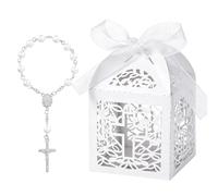 Cadeaux de baptême pour invités pour fête de baptême, , chapelet de | Cadeaux de première communion pour invités, fête d'église, foire du dimanche, services commémoratifs, réception