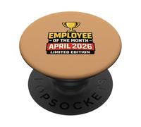 Cadeaux de collègue de Sarcasme Totalement mérités pour employé du Mois PopSockets PopGrip Adhésif