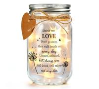 Cadeaux de condoléances pour la perte d'un être cher, veilleuse | Décoration commémorative funéraire, deuil de deuil, cadeau significatif de condoléances en mémoire de maman, papa, fils